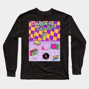 Back To The 80s Long Sleeve T-Shirt